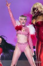 MILEY CYRUS Performs at Bangerz Tour in Los Angeles