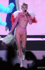 MILEY CYRUS Performs at Bangerz Tour in Los Angeles
