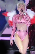 MILEY CYRUS Performs at Bangerz Tour in Los Angeles