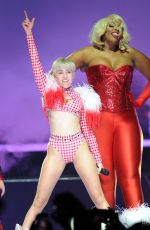 MILEY CYRUS Performs at Bangerz Tour in Los Angeles