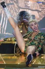 MILEY CYRUS Performs at Bangerz Tour in Los Angeles