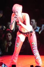 MILEY CYRUS Performs at Bangerz Tour in Los Angeles