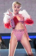 MILEY CYRUS Performs at Bangerz Tour in Los Angeles