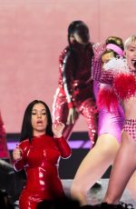 MILEY CYRUS Performs at Bangerz Tour in Los Angeles