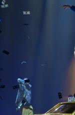 MILEY CYRUS Performs at Bangerz Tour in Los Angeles