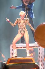 MILEY CYRUS Performs at Bangerz Tour in Vancouver