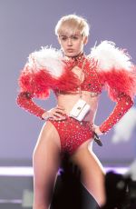 MILEY CYRUS Performs at Bangerz Tour in Vancouver