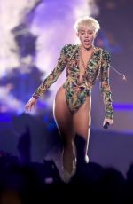 MILEY CYRUS Performs at Bangerz Tour in Vancouver