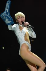 MILEY CYRUS Performs at Bangerz Tour in Vancouver