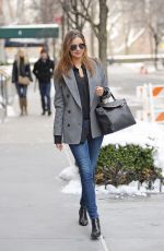 MIRANDA KERR Leaves Her Apartment on the Upper East Side in New York