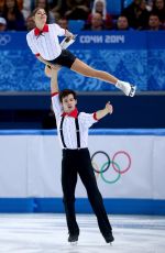 MIRIAM ZIEGLER and Severin Kiefer at 2014 Winter Olympics in Sochi
