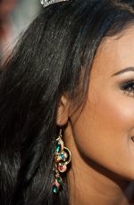 Miss America 2014, NINA DAVULURI ar Super Bowl Party with a Purpose