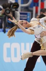 NELLI ZHIGANSHINA and Alexander Gazsi at 2014 Winter Olympics in Sochi