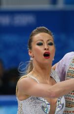 NELLI ZHIGANSHINA and Alexander Gazsi at 2014 Winter Olympics in Sochi
