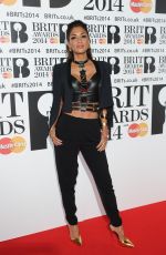 NICOLE SCHERZINGER at 2014 Brit Awards in London 1