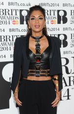 NICOLE SCHERZINGER at 2014 Brit Awards in London 1