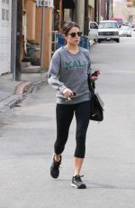 NIKKI REED Leaves Tracy Anderson Studio Gym in Studio City