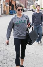 NIKKI REED Leaves Tracy Anderson Studio Gym in Studio City