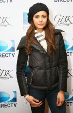 NINA DOBREV at DirecTV Gift Lounge at Super Bowl Weekend in New York
