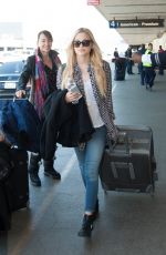 OLIVIA HOLT Arrives at LAX Airport