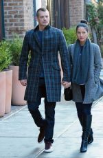 OLIVIA MUNN and Joel Kinnaman Out and About in New York