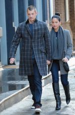 OLIVIA MUNN and Joel Kinnaman Out and About in New York