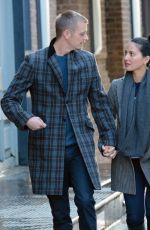OLIVIA MUNN and Joel Kinnaman Out and About in New York