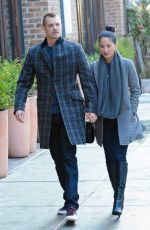 OLIVIA MUNN and Joel Kinnaman Out and About in New York