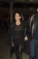 OLIVIA MUNN Arrives at Kings Cross in London
