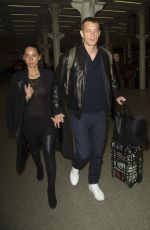 OLIVIA MUNN Arrives at Kings Cross in London