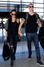 OLIVIA MUNN Arrives at LAX Airport
