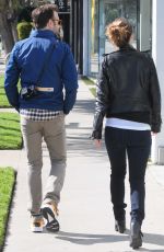 OLIVIA WILDE and Jason Sudeikis Out and About in West Hollywood