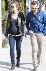OLIVIA WILDE and Jason Sudeikis Out and About in West Hollywood