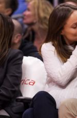 OLIVIA WILDE at Basketball Game at Staples Center