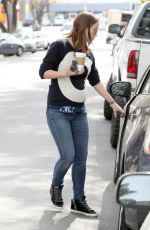 OLIVIA WILDE Grabs a Coffee to go While Out in Los Angeles