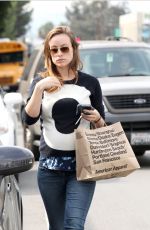 OLIVIA WILDE Grabs a Coffee to go While Out in Los Angeles