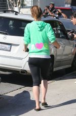 OLIVIA WILDE in Tights Out in West Hollywood