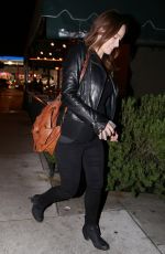 OLIVIA WILDE Leaves Hugo