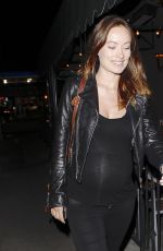 OLIVIA WILDE Leaves Hugo