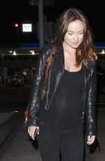 OLIVIA WILDE Leaves Hugo
