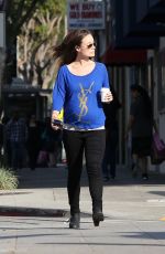 OLIVIA WILDE Takes Her Dog for a Walk in Los Angeles