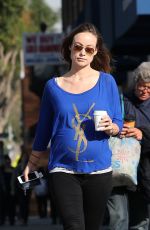 OLIVIA WILDE Takes Her Dog for a Walk in Los Angeles