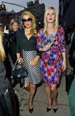 PARIS and NICKY HILTON at at Diane Von Furstenberg Fashion Show in New York