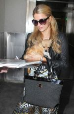 PARIS HILTON at LAX Airport in Los Angeles