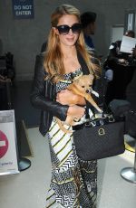 PARIS HILTON at LAX Airport in Los Angeles