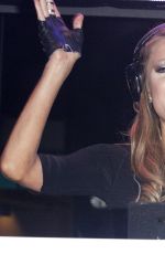 PARIS HILTON Celebrates Her Birthday at The Pool After Dark at Harrah