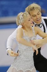 PENNY COOMES and Nick Buckland at 2014 Winter Olympics in Sochi