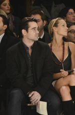 PETRA NEMCOVA and Colin Farrell at Edun Fashion Show in New York