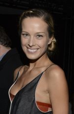 PETRA NEMCOVA and Colin Farrell at Edun Fashion Show in New York