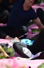 PINK at Yoga Fundraiser Benefiting the Margie Petersen Breast Center in Los Angeles